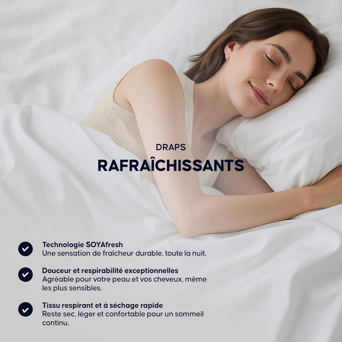 Draps Rafraîchissants Thermorégulants