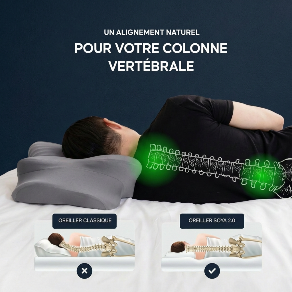 Oreiller Ergonomique Rafraîchissant 3.0