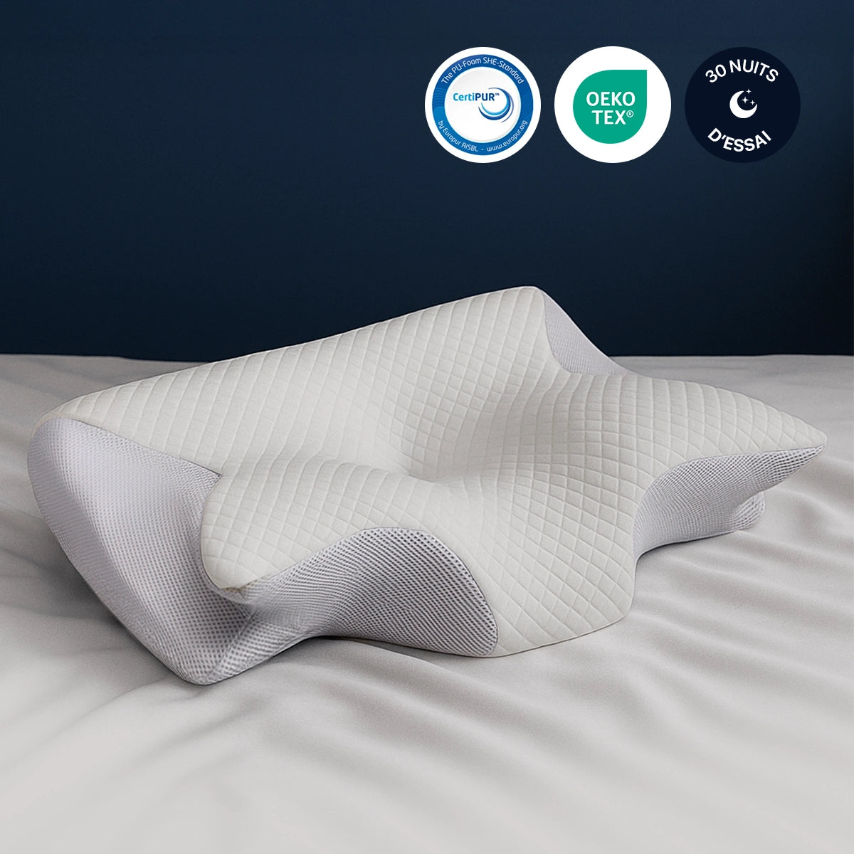 Oreiller Ergonomique à Mémoire de Forme 2.0