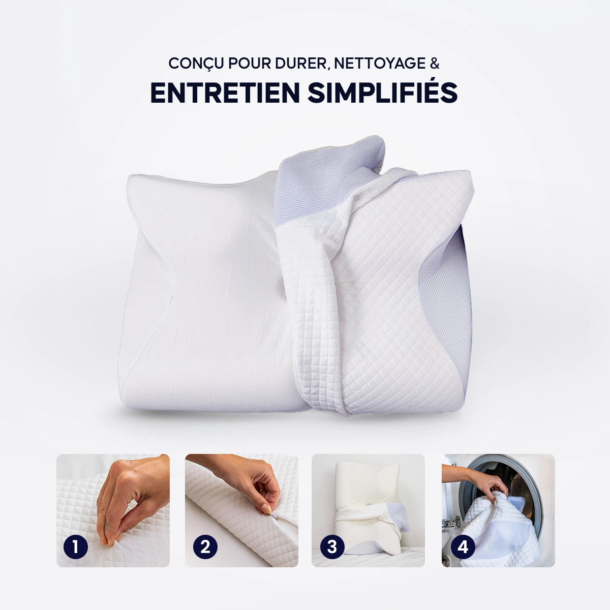 Oreiller Ergonomique à Mémoire de Forme 2.0