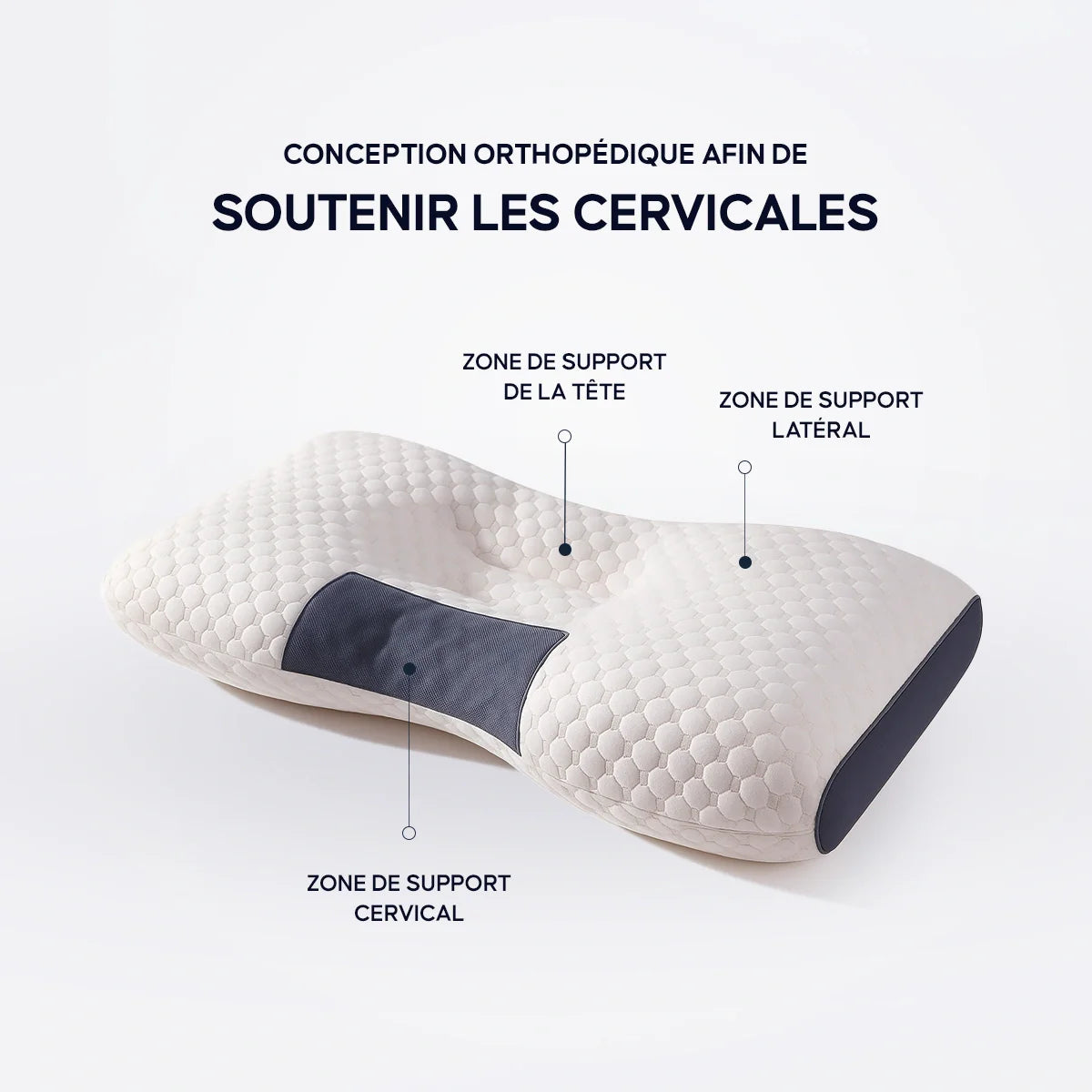 Oreiller Ergonomique à Mémoire de Forme 1.0