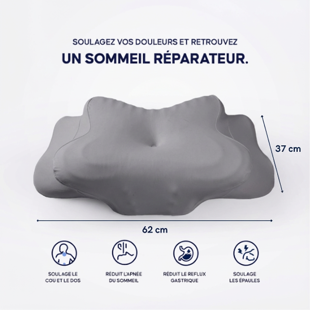 Oreiller Ergonomique Rafraîchissant 3.0