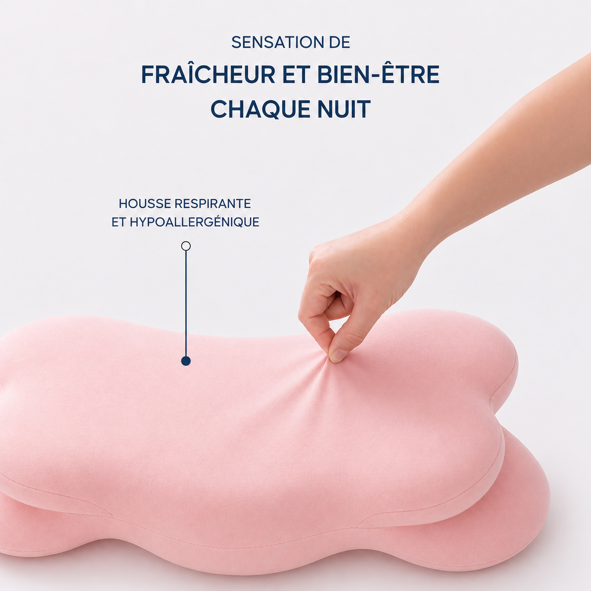 Oreiller Ergonomique Enfant (4-12 ans)