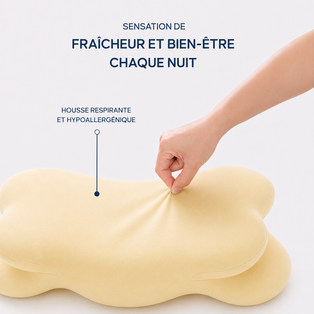 Oreiller Ergonomique Enfant (4-12 ans)
