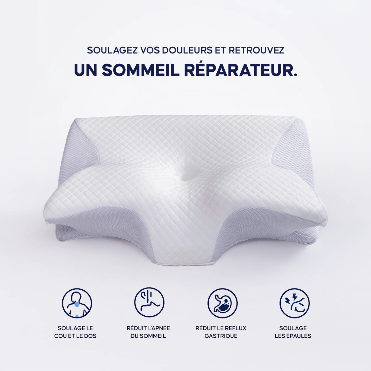 Oreiller Ergonomique à Mémoire de Forme 2.0