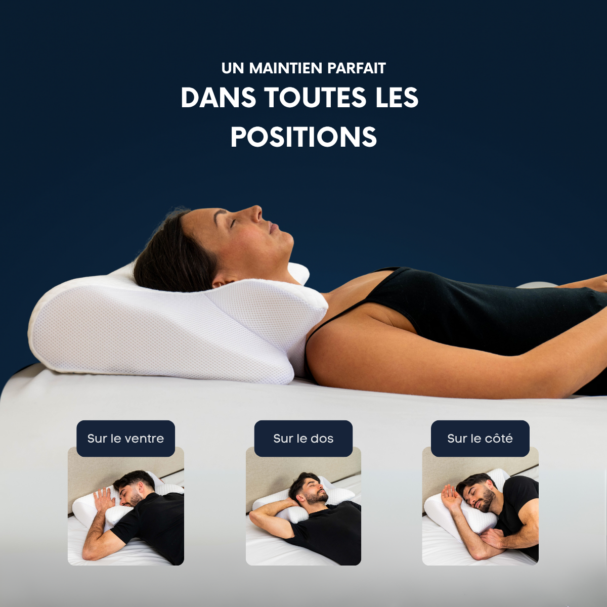 Oreiller Ergonomique à Mémoire de Forme 2.0