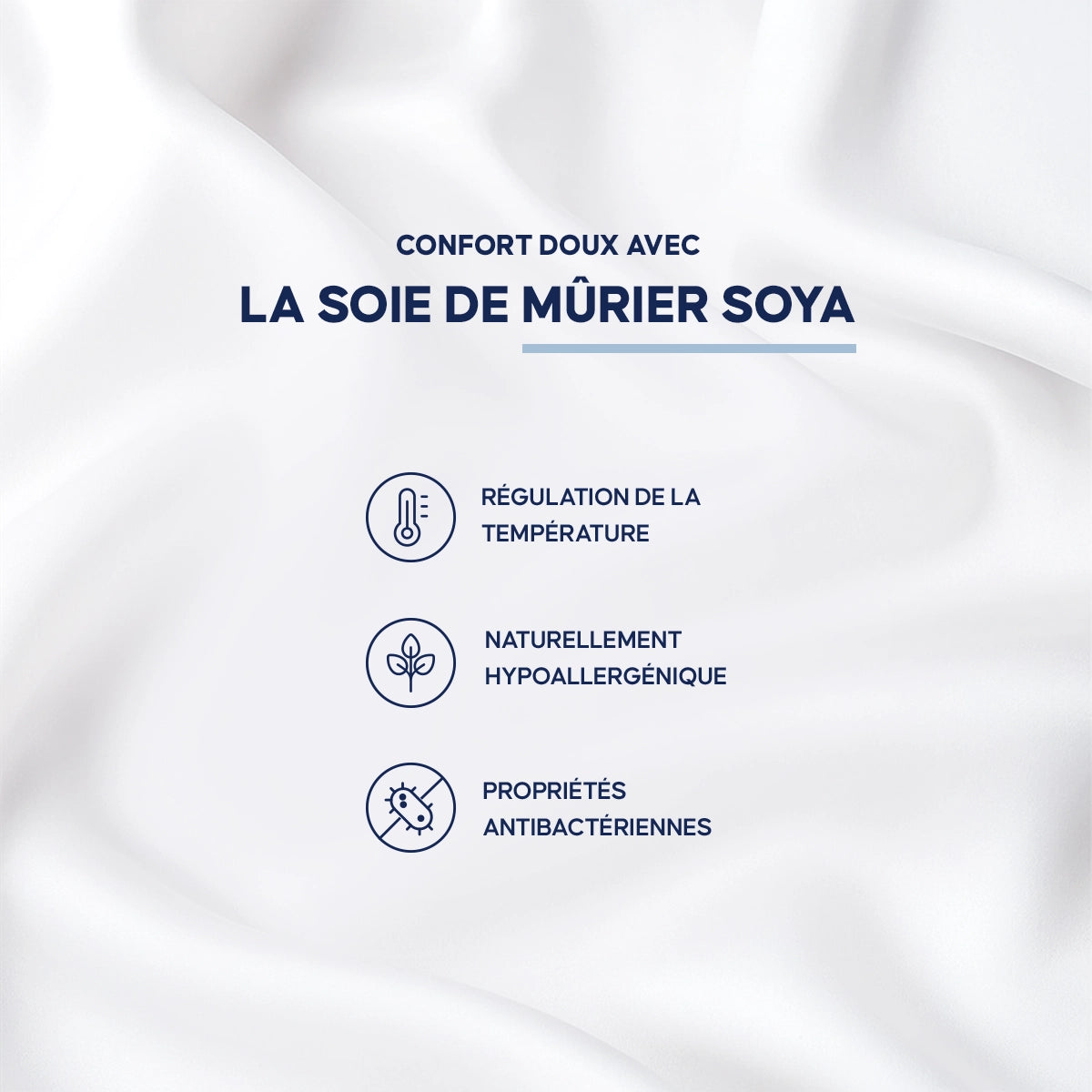 Housse de Couette en Soie Naturelle de Mûrier